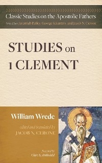 Studies on First Clement - William Wrede