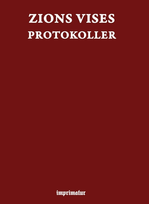 Zions Vises Protokoller - 