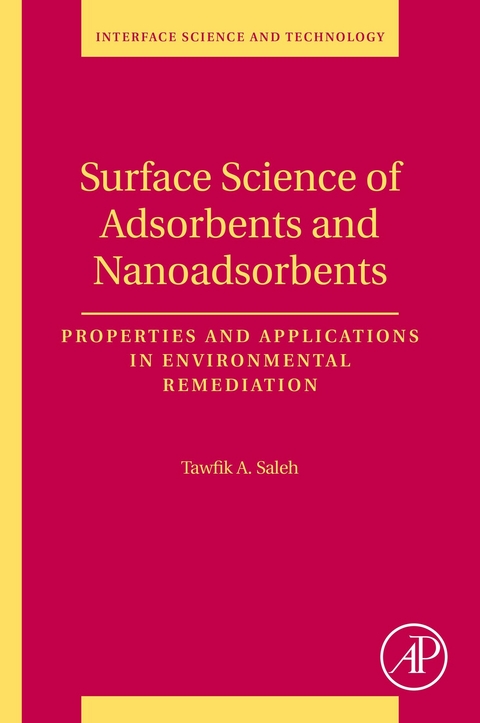 Surface Science of Adsorbents and Nanoadsorbents -  Tawfik Abdo Saleh