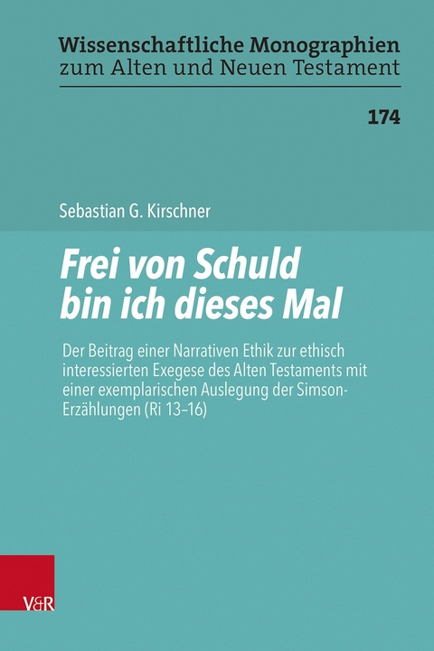 Frei von Schuld bin ich dieses Mal -  Sebastian G. Kirschner