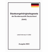 Staatsangehörigkeitsgesetz der Bundesrepublik Deutschland (StAG) - 
