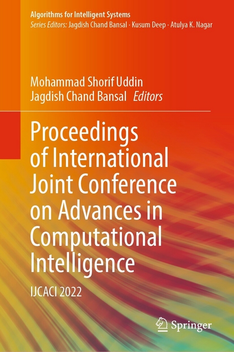 Proceedings of International Joint Conference on Advances in Computational Intelligence - 