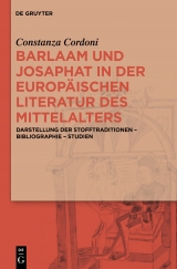 Barlaam und Josaphat in der europäischen Literatur des Mittelalters -  Constanza Cordoni