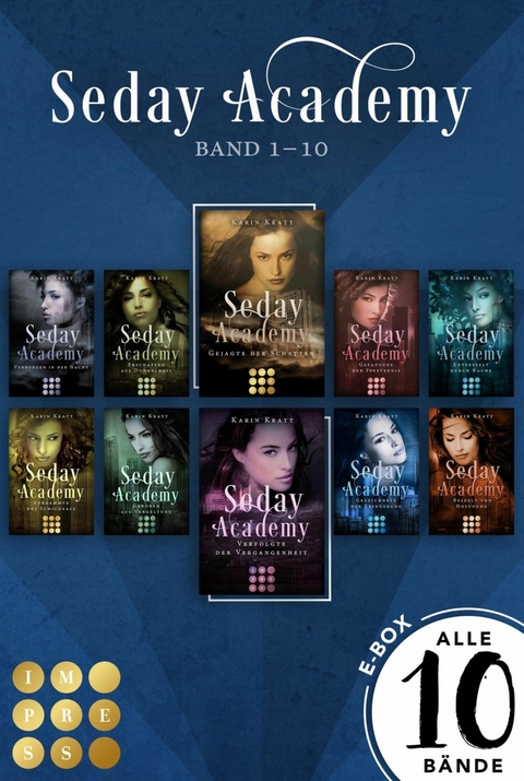 Sammelband der romantischen Fantasy-Serie »Seday Academy« Band 1-10 (Seday Academy) -  Karin Kratt