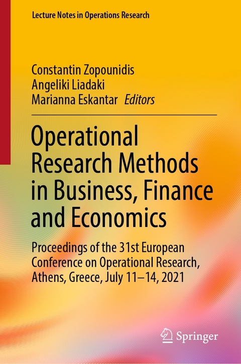 Operational Research Methods in Business, Finance and Economics - 