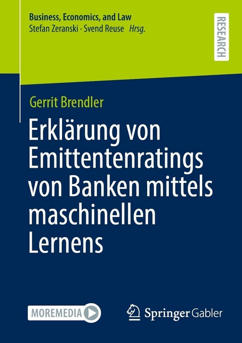 Erklärung von Emittentenratings von Banken mittels maschinellen Lernens -  Gerrit Brendler