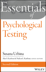 Essentials of Psychological Testing - Susana Urbina