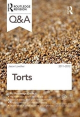 Q&A Torts 2011-2012 - Lowther, Jason