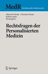 Rechtsfragen der Personalisierten Medizin - 