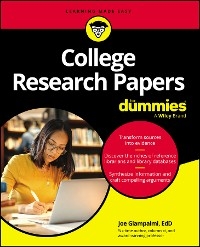 College Research Papers For Dummies -  Joe Giampalmi