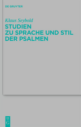 Studien zu Sprache und Stil der Psalmen - Klaus Seybold