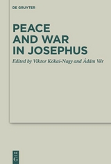 Peace and War in Josephus - 