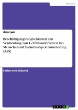 Beschäftigungsmöglichkeiten zur Vermeidung von Gefühlsausbrüchen bei Menschen mit Autismus-Spektrum-Störung (ASS)