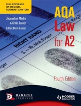 AQA Law for A2 - Martin, Jacqueline; Turner, Chris