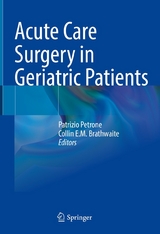 Acute Care Surgery in Geriatric Patients - 