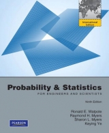 Probability and Statistics for Engineers and Scientists - Walpole, Ronald E.; Myers, Raymond H.; Myers, Sharon L.; Ye, Keying E.