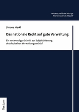 Das nationale Recht auf gute Verwaltung -  Simone Merkl