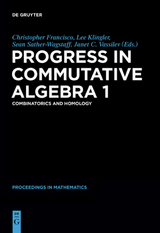 Progress in Commutative Algebra 1 - 