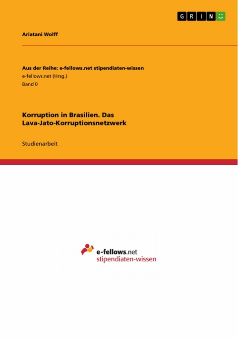 Korruption in Brasilien. Das Lava-Jato-Korruptionsnetzwerk - Ariatani Wolff