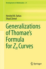 Generalizations of Thomae's Formula for Zn Curves -  Hershel M. Farkas,  Shaul Zemel