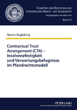 Contractual Trust Arrangement (CTA) – Insolvenzfestigkeit und Verwertungsbefugnisse im Pfandrechtsmodell - Martin Begiebing