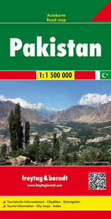 Pakistan, Autokarte 1:1.500.000 - 