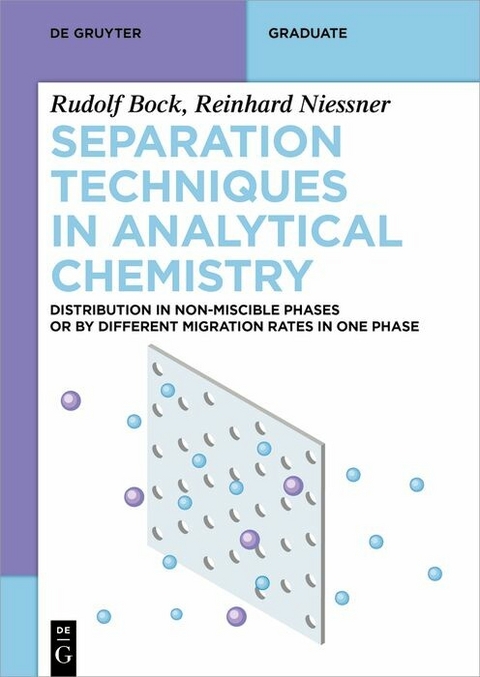 Separation Techniques in Analytical Chemistry -  Rudolf Bock,  Reinhard Nießner