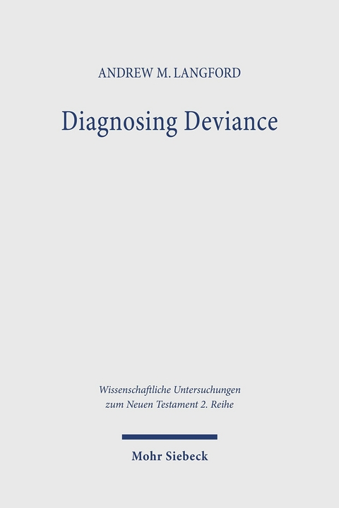 Diagnosing Deviance -  Andrew M. Langford