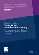 Strategische Lieferantenentwicklung - Sebastian Durst