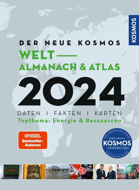 Der neue Kosmos Welt-Almanach & Atlas 2024 - Henning Aubel, Renate Ell, Philip Engler