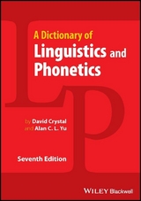 A Dictionary of Linguistics and Phonetics - 