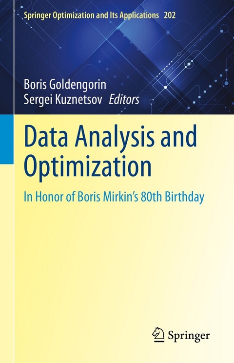 Data Analysis and Optimization - 