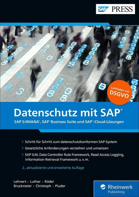 Datenschutz mit SAP -  Volker Lehnert,  Iwona Luther,  Markus Röder,  Thorsten Bruckmeier,  Björn Christoph,  Carsten Pluder