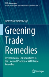 Greening Trade Remedies - Pieter Van Vaerenbergh