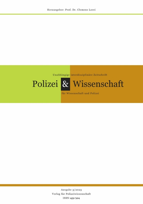 Zeitschrift Polizei & Wissenschaft - Clemens Lorei