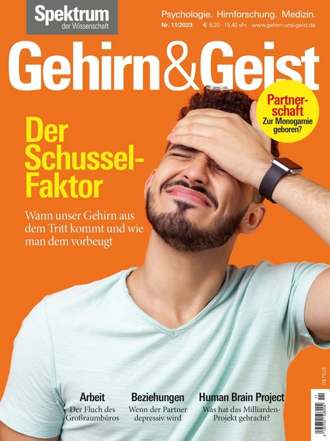 Gehirn&Geist 11/2023 Der Schussel-Faktor