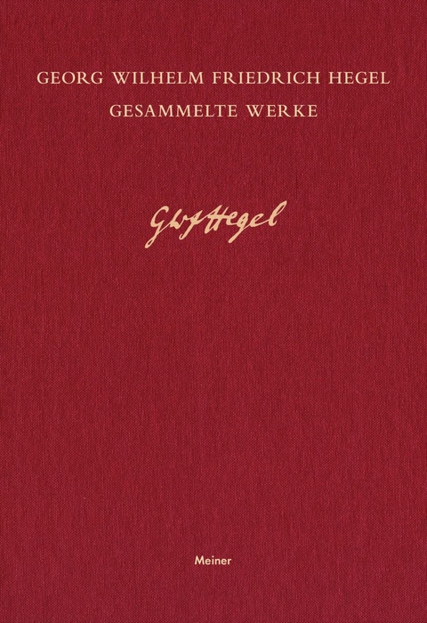 Wissenschaft der Logik. Zweiter Band. Die subjektive Logik (1816) -  Georg Wilhelm Friedrich Hegel