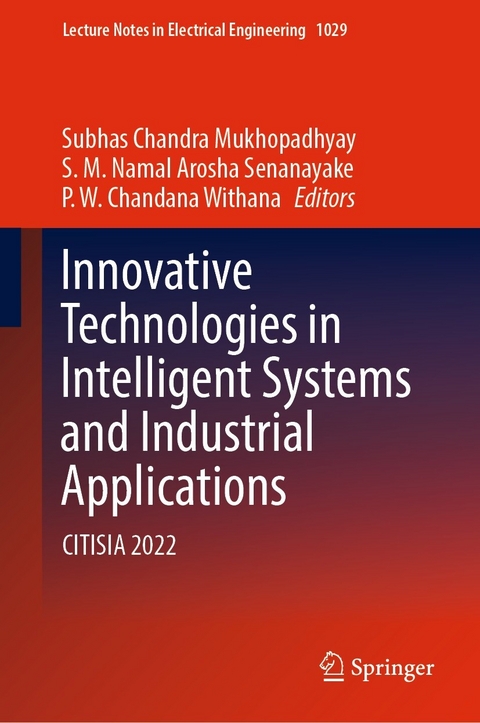 Innovative Technologies in Intelligent Systems and Industrial Applications - 