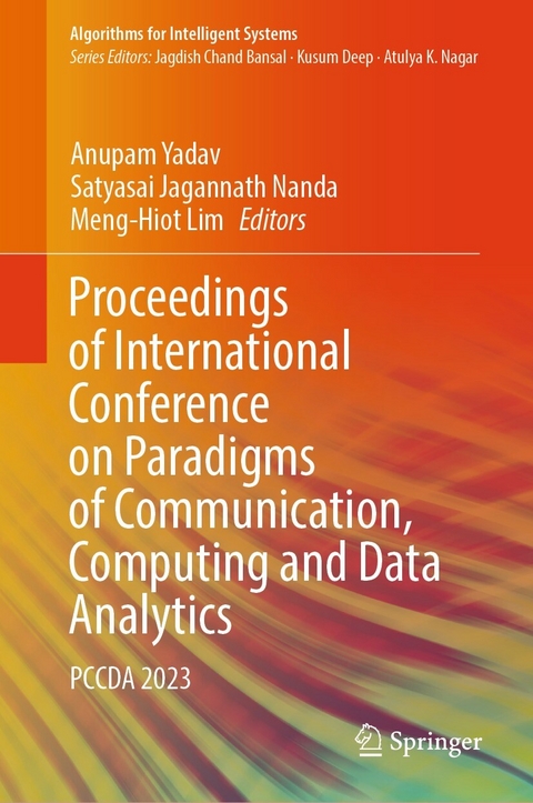 Proceedings of International Conference on Paradigms of Communication, Computing and Data Analytics - 