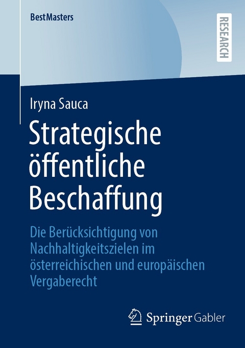 Strategische öffentliche Beschaffung - Iryna Sauca