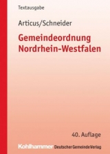 Gemeindeordnung Nordrhein-Westfalen - Schneider, Bernd Jürgen; Articus, Stephan