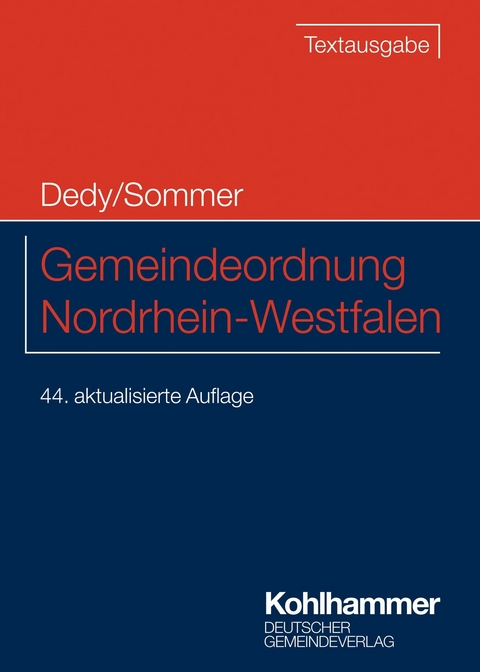 Gemeindeordnung Nordrhein-Westfalen - 