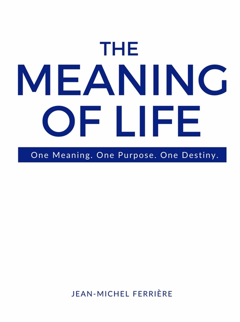 The Meaning Of Life - Jean-Michel Ferriere