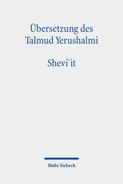 Übersetzung des Talmud Yerushalmi - 