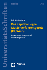 Das Kapitalanleger-Musterverfahrensgesetz (KapMuG) - Brigitte Hanisch