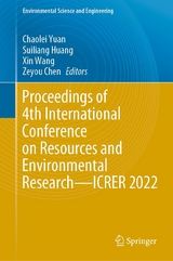 Proceedings of 4th International Conference on Resources and Environmental Research—ICRER 2022 - 