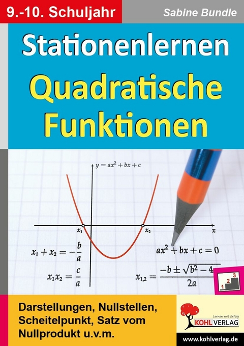 Stationenlernen Quadratische Funktionen -  Sabine Bundle