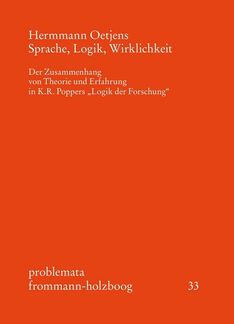 Sprache, Logik, Wirklichkeit -  Hermann Oetjens