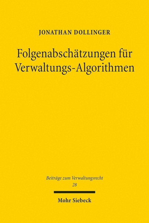 Folgenabschätzungen für Verwaltungs-Algorithmen -  Jonathan Dollinger