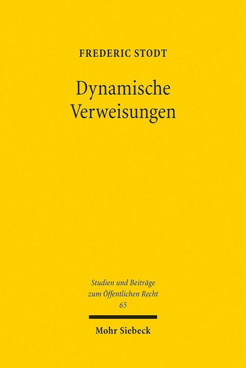 Dynamische Verweisungen -  Frederic Stodt